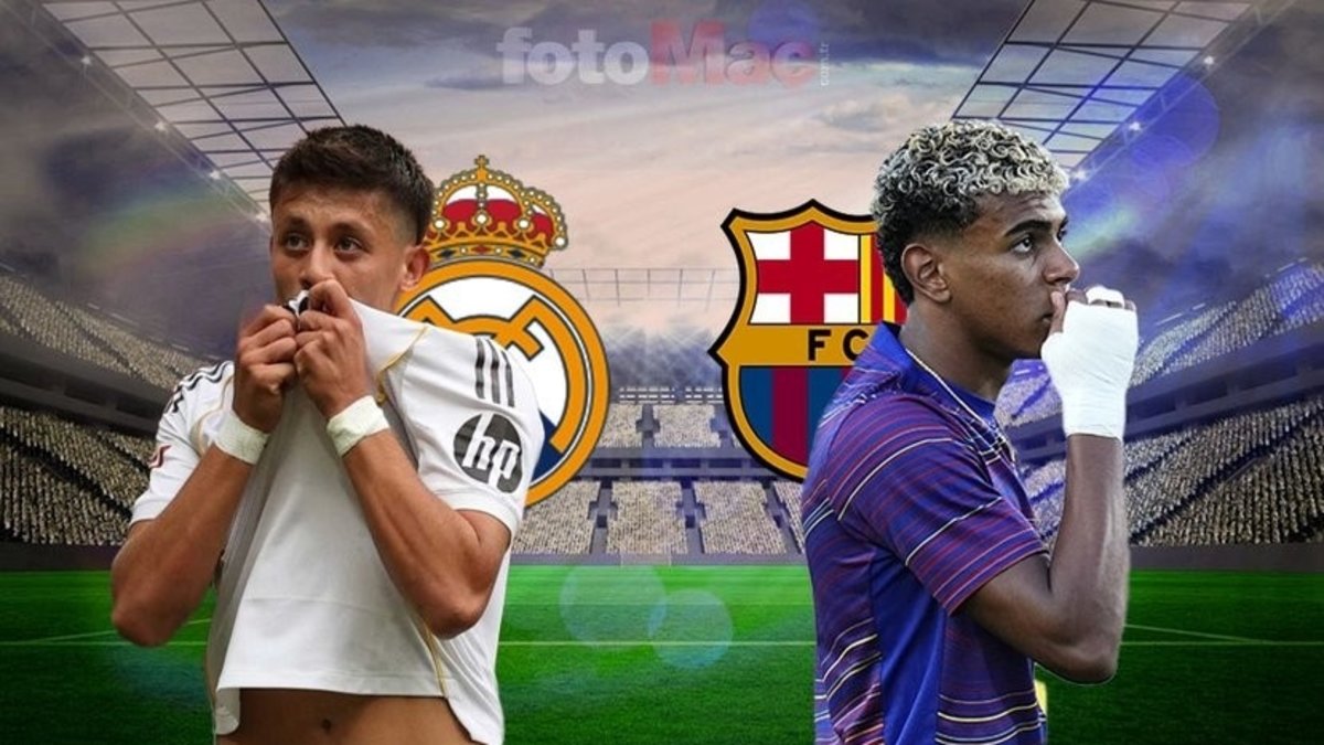 Real Madrid – Barcelona maçı CANLI | Arda Güler ilk 11’de